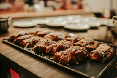 croissants baking